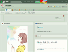 Tablet Screenshot of hermyon.deviantart.com