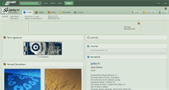 Desktop Screenshot of janky-lv.deviantart.com