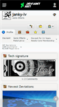 Mobile Screenshot of janky-lv.deviantart.com