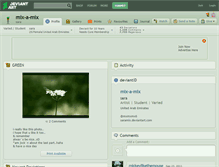 Tablet Screenshot of mix-a-mix.deviantart.com