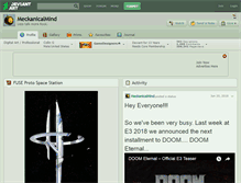 Tablet Screenshot of meckanicalmind.deviantart.com