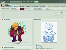 Tablet Screenshot of oshoshi.deviantart.com