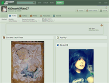Tablet Screenshot of kitdesertoffate27.deviantart.com