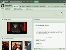 Tablet Screenshot of drocellplz.deviantart.com