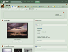 Tablet Screenshot of cho-na.deviantart.com
