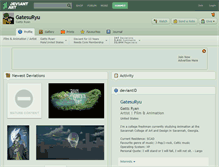 Tablet Screenshot of gatesuryu.deviantart.com