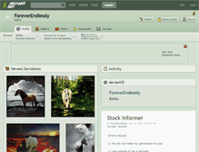 Tablet Screenshot of foreverendlessly.deviantart.com