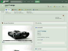 Tablet Screenshot of core17-design.deviantart.com