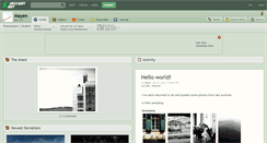 Desktop Screenshot of mayen.deviantart.com