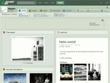 Tablet Screenshot of mayen.deviantart.com