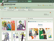 Tablet Screenshot of legendarykijinangel.deviantart.com