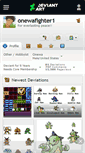 Mobile Screenshot of onewafighter1.deviantart.com