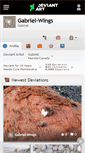 Mobile Screenshot of gabriel-wings.deviantart.com