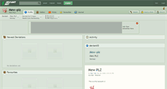 Desktop Screenshot of mew--plz.deviantart.com