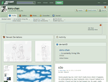 Tablet Screenshot of anru-chan.deviantart.com