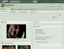 Tablet Screenshot of deanbradshaw.deviantart.com