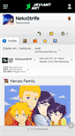Mobile Screenshot of nekostrife.deviantart.com