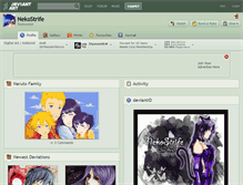 Tablet Screenshot of nekostrife.deviantart.com