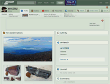 Tablet Screenshot of m1k3ru.deviantart.com