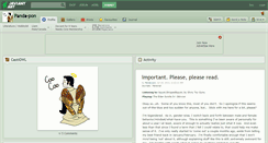 Desktop Screenshot of panda-pon.deviantart.com