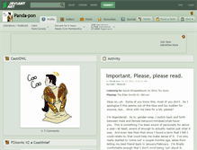 Tablet Screenshot of panda-pon.deviantart.com