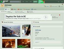 Tablet Screenshot of alekompa.deviantart.com