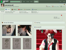 Tablet Screenshot of converse-art.deviantart.com