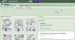 Desktop Screenshot of miinfancia.deviantart.com