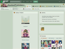 Tablet Screenshot of beautiesoffireemblem.deviantart.com