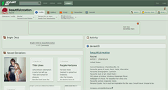 Desktop Screenshot of beautifulcreation.deviantart.com