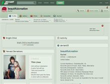 Tablet Screenshot of beautifulcreation.deviantart.com
