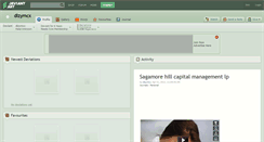 Desktop Screenshot of dizymcx.deviantart.com