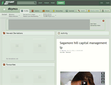 Tablet Screenshot of dizymcx.deviantart.com