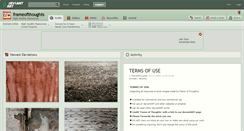 Desktop Screenshot of frameofthoughts.deviantart.com