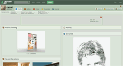 Desktop Screenshot of capsat.deviantart.com