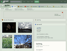 Tablet Screenshot of goolies.deviantart.com