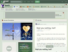 Tablet Screenshot of bassds.deviantart.com