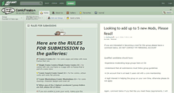 Desktop Screenshot of comicfreaks.deviantart.com