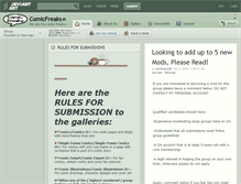 Tablet Screenshot of comicfreaks.deviantart.com