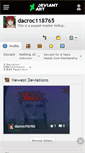 Mobile Screenshot of dacroc118765.deviantart.com