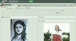 Desktop Screenshot of metalviking.deviantart.com