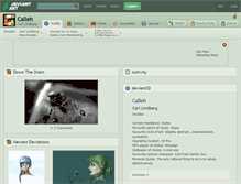 Tablet Screenshot of calleh.deviantart.com