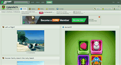 Desktop Screenshot of cyberella74.deviantart.com