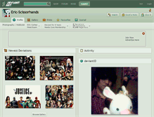 Tablet Screenshot of eric-scissorhands.deviantart.com