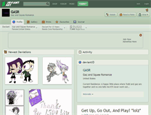 Tablet Screenshot of gasr.deviantart.com