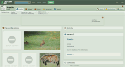 Desktop Screenshot of kreatio.deviantart.com