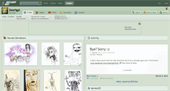 Desktop Screenshot of deerigal.deviantart.com