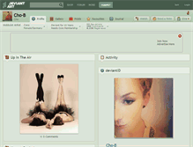 Tablet Screenshot of cho-b.deviantart.com