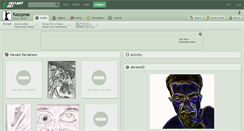 Desktop Screenshot of fuzzyroo.deviantart.com