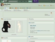 Tablet Screenshot of miku-pixels.deviantart.com